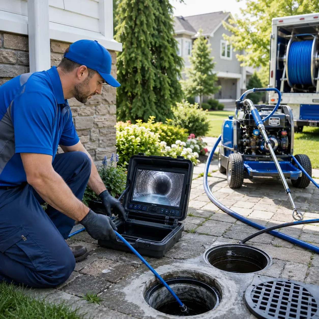 Outdoor drain cleaning professionals serving Gile, WI