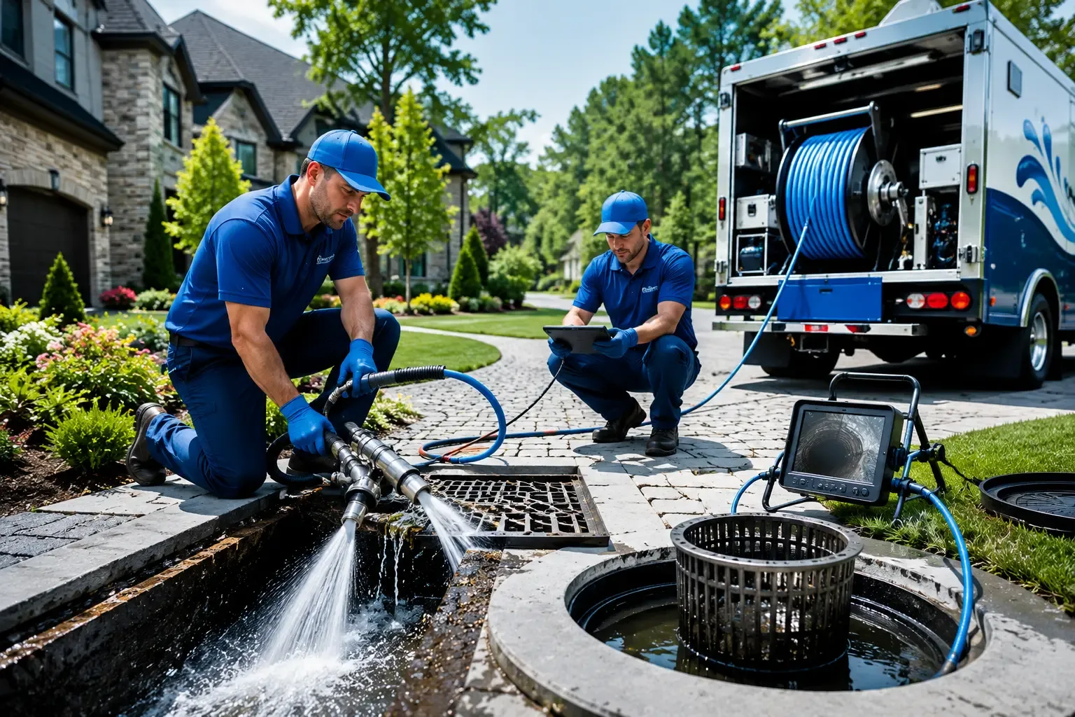 Local outdoor drain cleaning professionals in Gile, WI