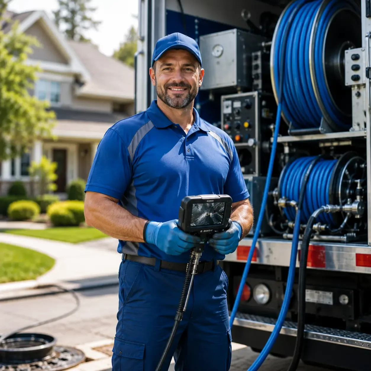 Local outdoor drain cleaning specialists in Gile, WI